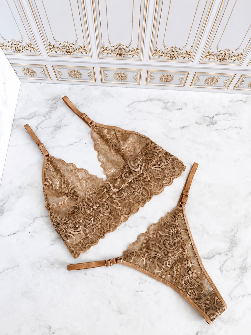 Set bralette Irene encaje